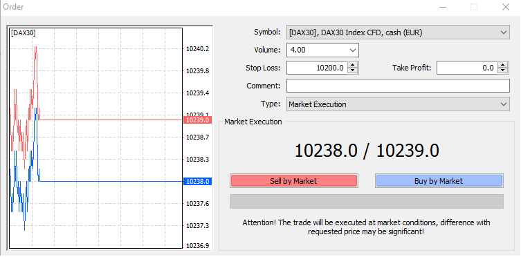 Orderticket in MetaTrader 4